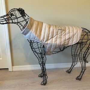 NWT Top Paw Silver Quilted Vest